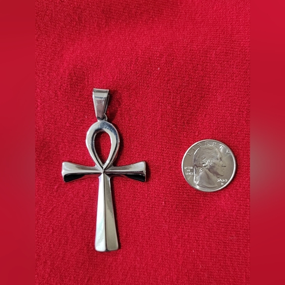 Egyptian Ankh Steel Pendant - Picture 6 of 7